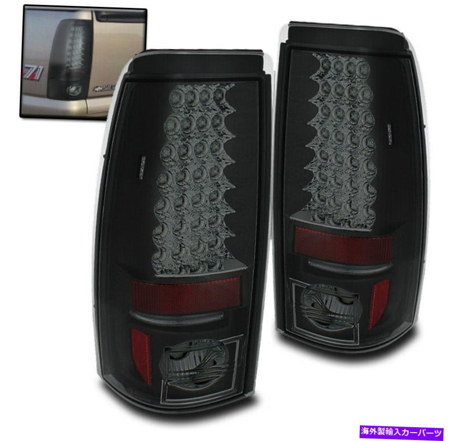 USテールライト 99-02 Chevy Silverado / GMC Sierra 2 / 4DR HD AltezzaテールライトLEDブラック/スモークセット 99-02 CHEVY SILVERADO/GMC SIERRA 2/4DR HD ALTEZZA TAIL LIGHT LED BLACK/SMOKE SET【並行輸入品】