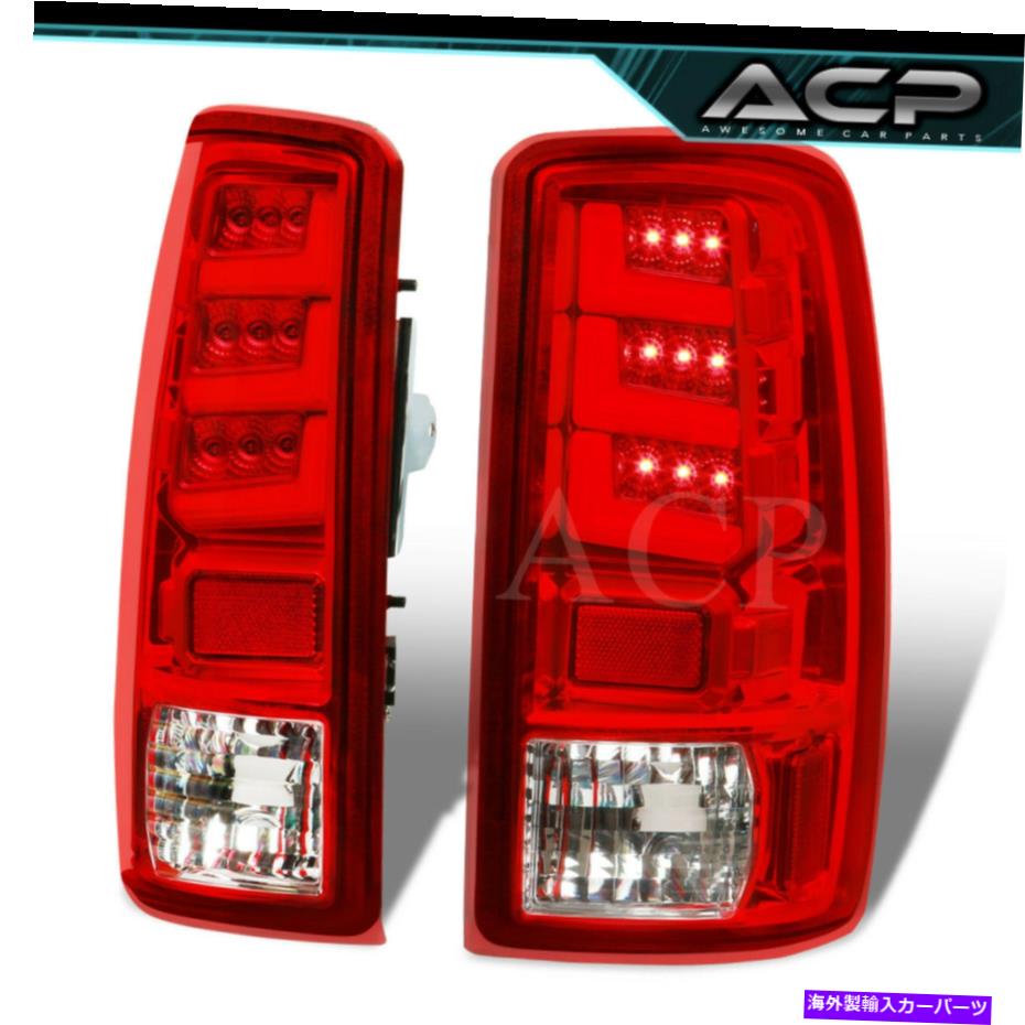 USテールライト 赤レンズLEDテールライトブレーキランプ00 01 02 03 04 05 06 06 GMC Yukon / Tahoe Red Lens LED Tail Light Brake Lamps For 00 01 02 03 04 05 06 Gmc Yukon / Tahoe【並行輸入品】