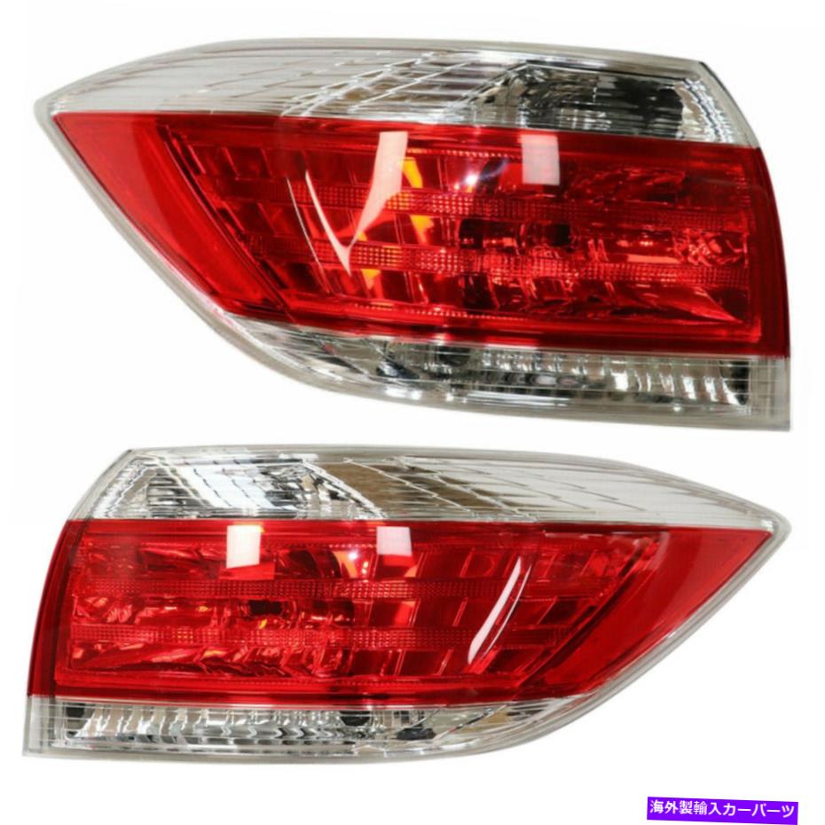 USテールライト 2011-2013トヨタハイランダー1ペアテールライト左+右ブレーキランプ Fit For 2011-2013 Toyota Highlander 1 Pair Tail Lights Left+Right Brake Lamps US【並行輸入品】｜Us Custom Parts Shop USDM