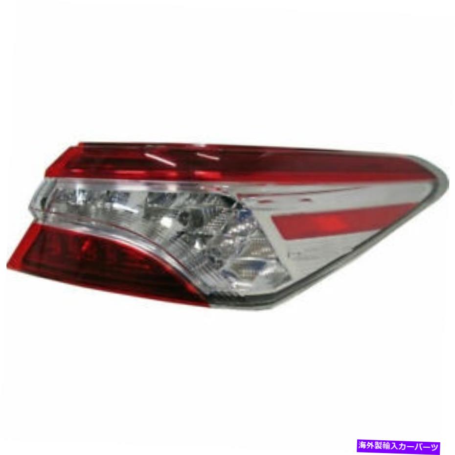 USテールライト カムリXLE 2018 2019リアテールランプ右乗客のためのフィット FITS FOR CAMRY XLE 2018 2019 REAR TAIL LAMP RIGHT PASSENGER【並行輸入品】