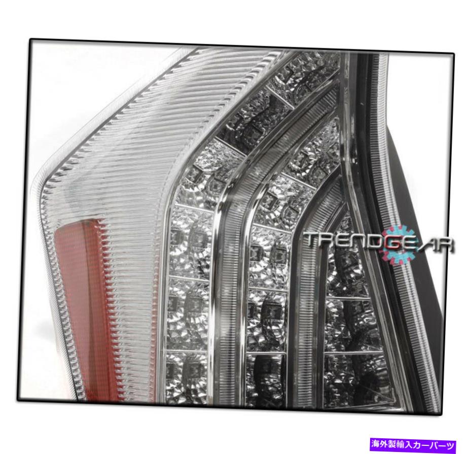USテールライト 12-15トヨタプリウスLEDストリップ信号テールブレーキライトリアランプクローム13 14 FOR 12-15 TOYOTA PRIUS LED STRIP SIGNAL TAIL BRAKE LIGHTS REAR LAMP CHROME 13 14【並行輸入品】