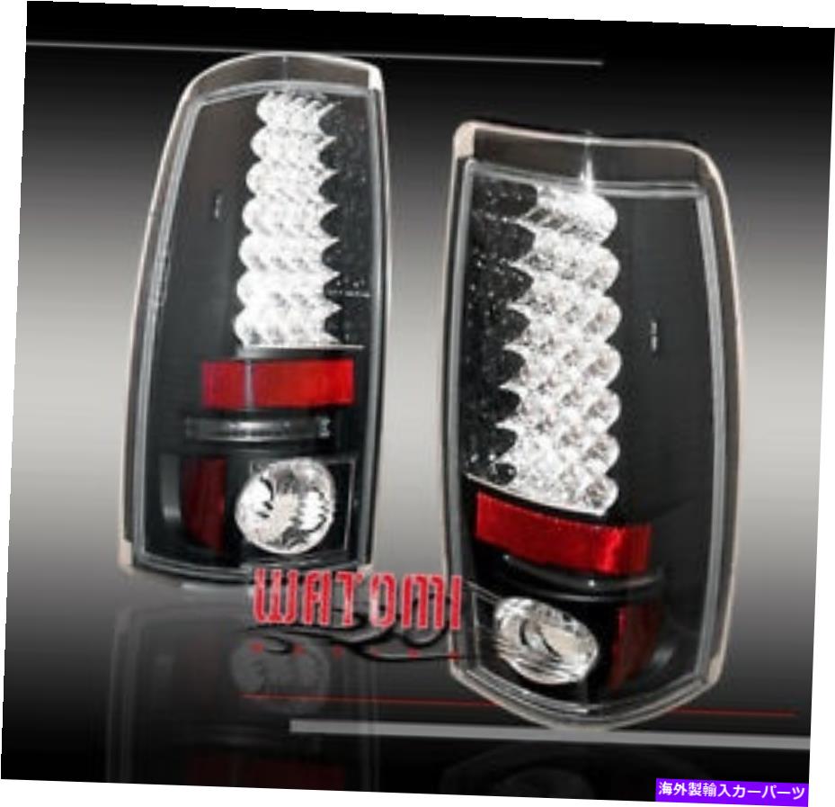 USテールライト 03 04 05 06 Chevy Silverado / Sierra LEDテールライトブラック 03 04 05 06 CHEVY SILVERADO/SIERRA LED TAIL LIGHT BLACK【並行輸入品】