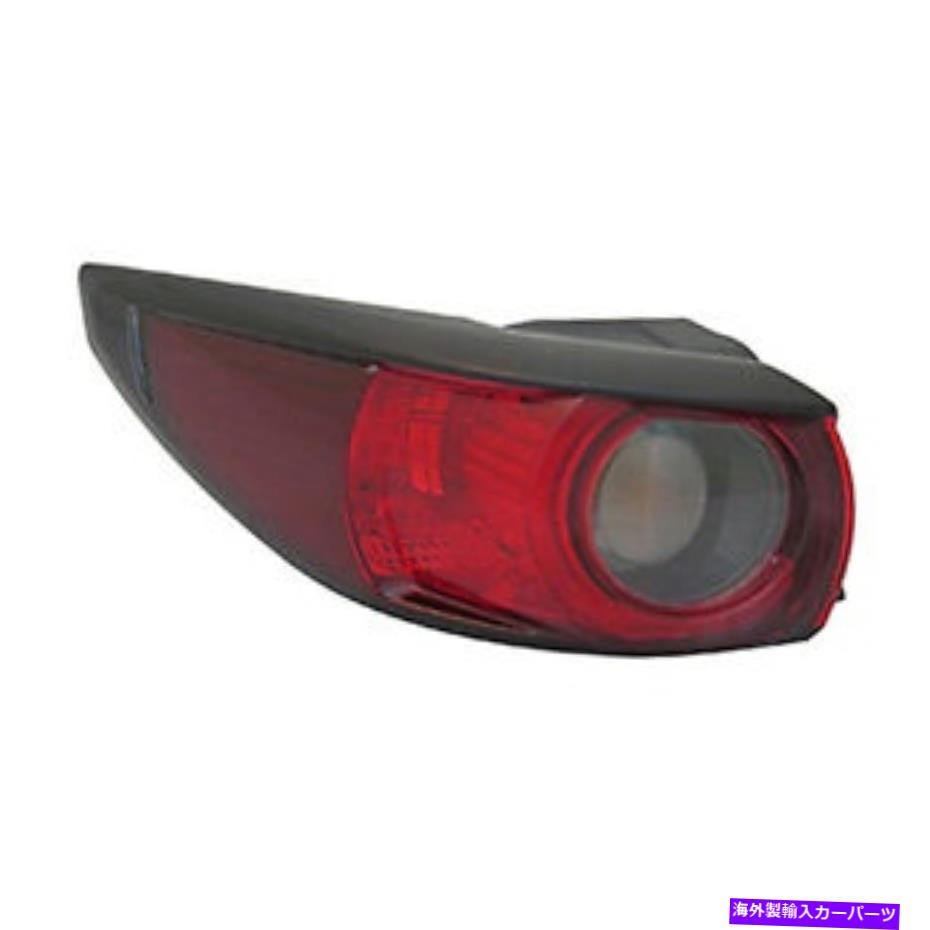 USテールライト テールライトランプ左外側パネルマウントフィット2017マツダCX-5 Tail Light Lamp Left Outer Quarter Panel Mounted Fits 2017 Mazda CX-5【並行輸入品】
