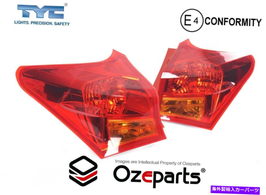 USテールライト トヨタカローラZRE182 S1ハッチ2012~2015用LH + RHテールライトリアランプのペア Pair of LH+RH Tail Light Rear Lamp For Toyota Corolla ZRE182 S1 HATCH 2012~2015【並行輸入品】