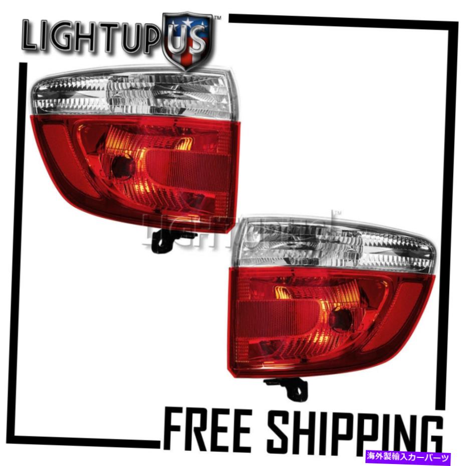 USテールライト 2011-2013 Dodge Durangoのための左右側ペアの外側リアブレーキテールライト Left Right Sides Pair Outer Rear Brake Tail Lights for 2011-2013 DODGE DURANGO【並行輸入品】