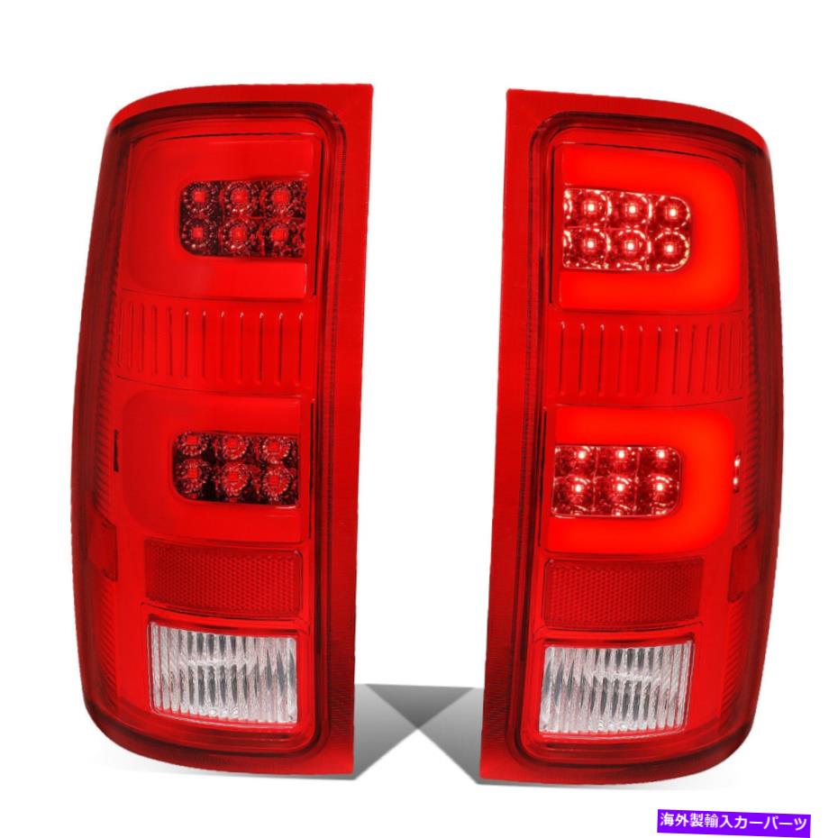 USテールライト （デュアル3D LED C字型バー）07~14 GMCシエラのための赤いレンズテールブレーキライトランプ (DUAL 3D LED C-SHAPE BAR) Red Lens Tail Brake Light Lamps for 07-14 GMC Sierra【並行輸入品】｜Us Custom Parts Shop USDM 43,346円