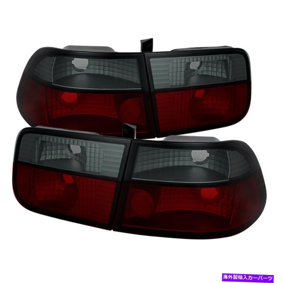 USテールライト 収容96-00シビック：クリスタルテールライトSpyder Auto 5076557 Fits 96-00 Civic: Crystal Tail Lights Spyder Auto 5076557【並行輸入品】