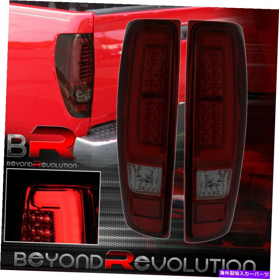 USテールライト 04-2012 ColoradoテールライトクロームハウジングスモークレッドレンズLEDブレーキライトストップ 04-2012 Colorado Tail Lights Chrome Housing Smoke Red Lens LED Brake Light Stop【並行輸入品】 42,479円
