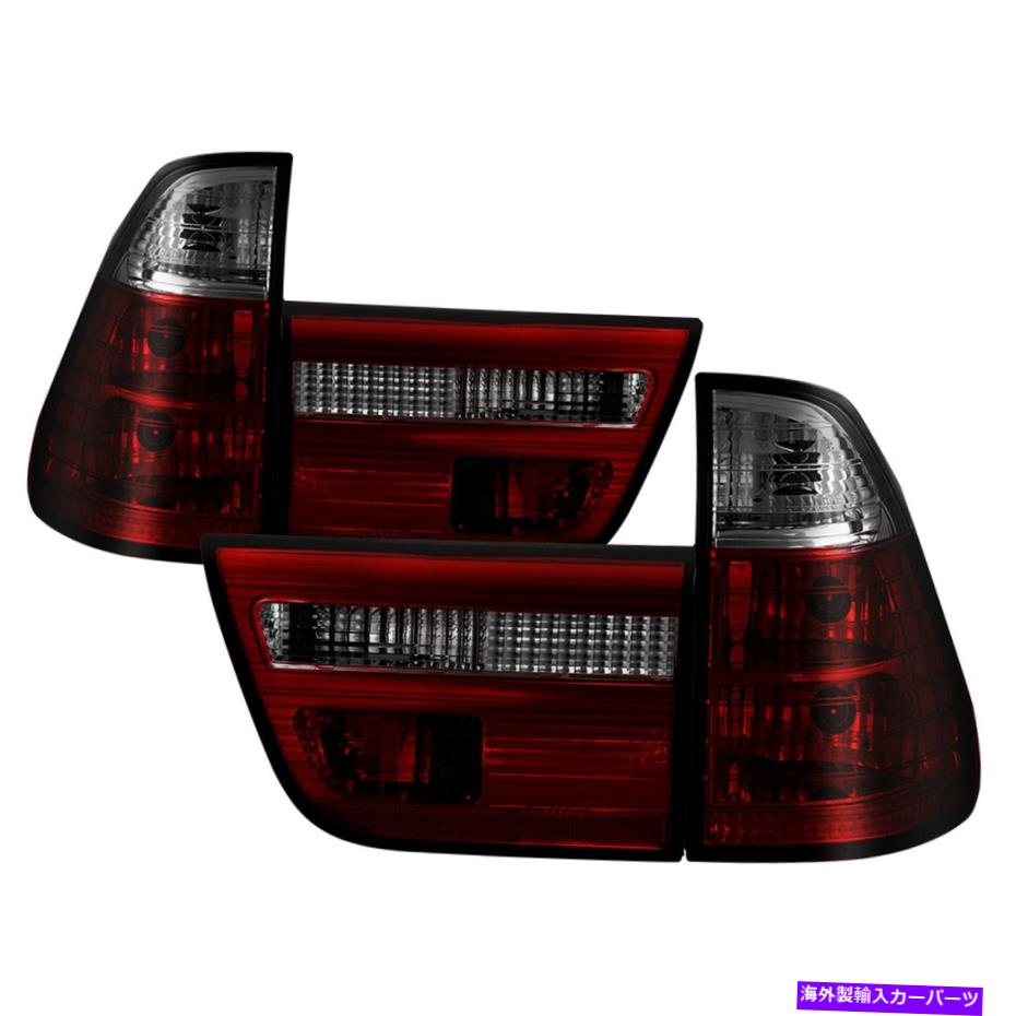 USテールライト Spyder Auto 5000842 Euroスタイルのテールライト収容00-06 x 5 Spyder Auto 5000842 Euro Style Tail Lights Fits 00-06 X5【並行輸入品】