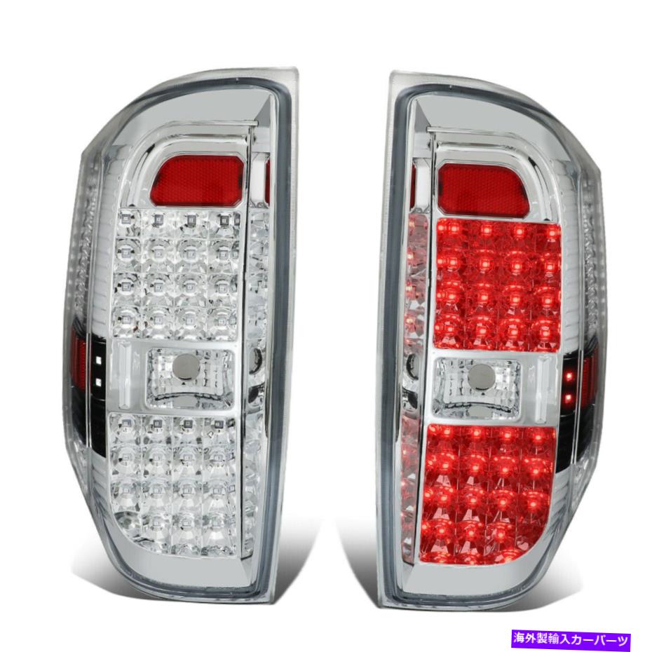 USテールライト （フルLED）クロムクリアテールライトBarke Reverse Lamps 14-18トヨタツンドラ (FULL LED) Chrome Clear Tail Light Barke Reverse Lamps for 14-18 Toyota Tundra【並行輸入品】