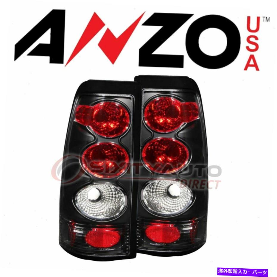 USテールライト 2001-2002シボレーSilverado 1500 HD - HMのAnzousaテールライトセット AnzoUSA Tail Light Set for 2001-2002 Chevrolet Silverado 1500 HD - hm【並行輸入品】｜Us Custom Parts Shop USDM