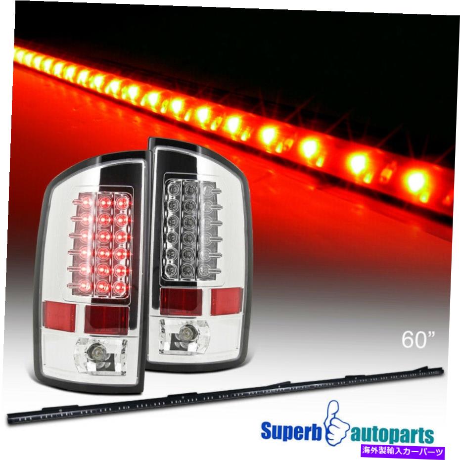 USテールライト 2002-2006のDodge Ram LEDテールライト+ 60インチテールゲートバーランプ For 2002-2006 Dodge Ram LED Tail Lights+60\