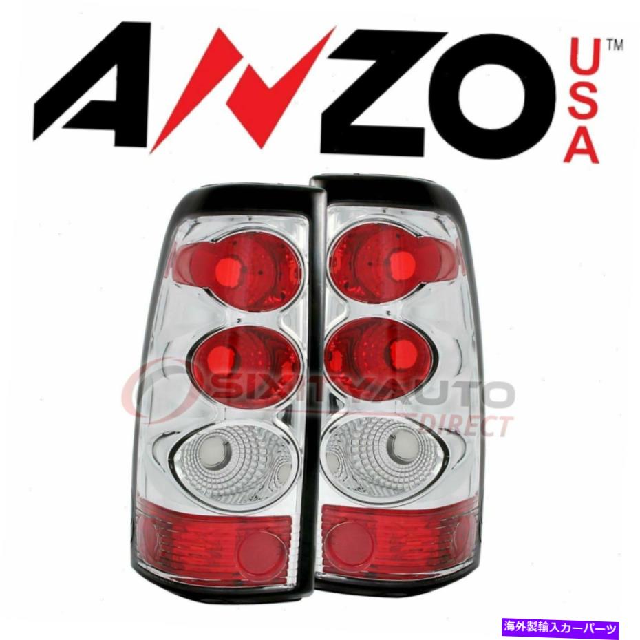 USテールライト 2007年シボレーSilverado 1500 HDクラシック - HX AnzoUSA Tail Light Set for 2007 Chevrolet Silverado 1500 HD Classic - hx【並行輸入品】|Us Custom Parts Shop USDM
