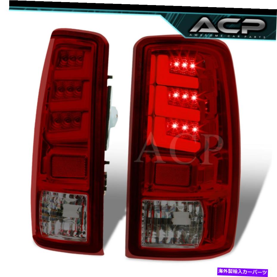 USテールライト 煙赤レンズLEDテールライトアップグレード00 01 02 03 04 05 06 06 GMC Yukon / Tahoe Smoke Red Lens LED Tail Light Upgrade For 00 01 02 03 04 05 06 Gmc Yukon / Tahoe【並行輸入品】
