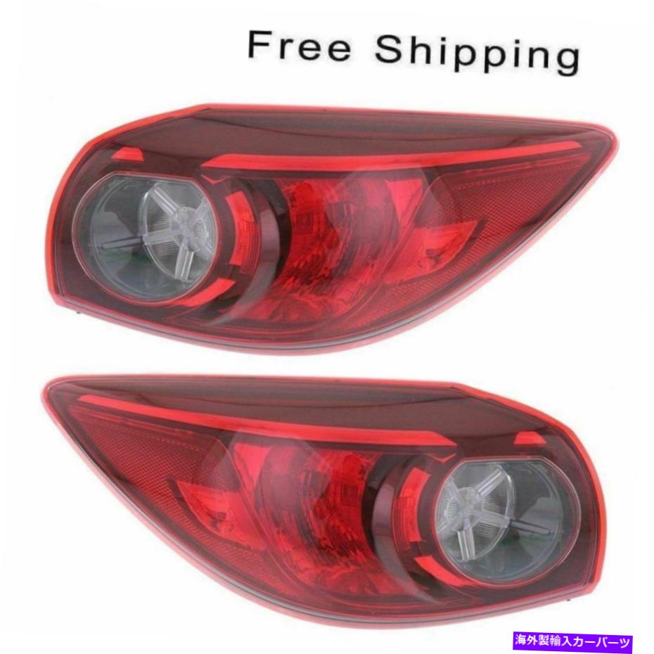 USテールライト Mazda 3 Hatchback 2014-2018 Taillightsテールライトランプ電球タイプペア FIT MAZDA 3 HATCHBACK 2014-2018 TAILLIGHTS TAIL LIGHTS LAMPS BULB TYPE PAIR【並行輸入品】｜Us Custom Parts Shop USDM
