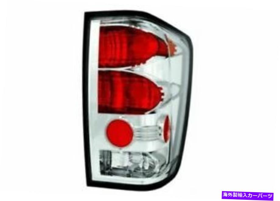 USテールライト 日産タイタンのためのクリスタルクリアユーロテールライトのIPCW CWT-CE1114Cペア IPCW CWT-CE1114C Pair of Crystal Clear Euro Tail Lights for Nissan Titan【並行輸入品】