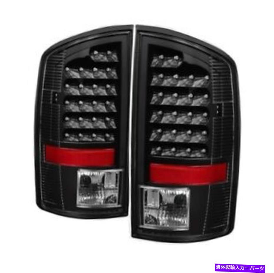 USテールライト xtune 5072979 2003年から2006年のDodge Ram 3500のためのLEDテールライトブラック XTune 5072979 LED Tail Lights Black For 2003-2006 Dodge Ram 3500 NEW【並行輸入品】