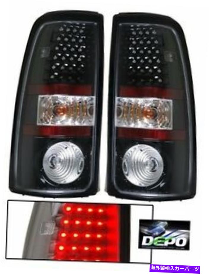 USテールライト Monaco Knight 2008 2009 2010 2011ペアブラックLEDテールランプTaillights RV MONACO KNIGHT 2008 2009 2010 2011 PAIR BLACK LED TAIL LAMPS TAILLIGHTS RV【並行輸入品】