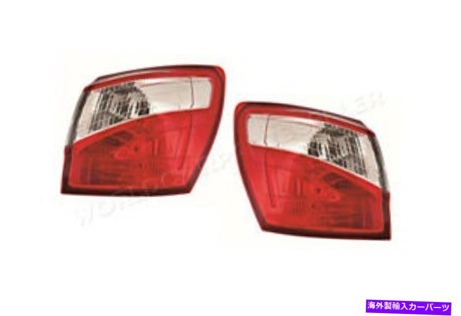 USテールライト LEDテールライト後部アウターランプペアL + Rフィット日産デュアリスQashqai 2010-2013 LED Tail Lights Rear Outer Lamp PAIR L+R Fits NISSAN Dualis Qashqai 2010-2013【並行輸入品】