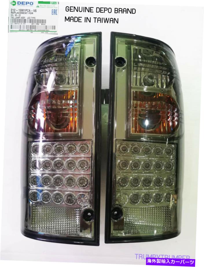 USテールライト トヨタHILUX MK4 MK5煙LEN 98-04のための本物のDEPO LEDテールライトリアランプ GENUINE DEPO LED TAIL LIGHT REAR LAMP FOR TOYOTA HILUX MK4 MK5 SMOKE LEN 98-04【並行輸入品】