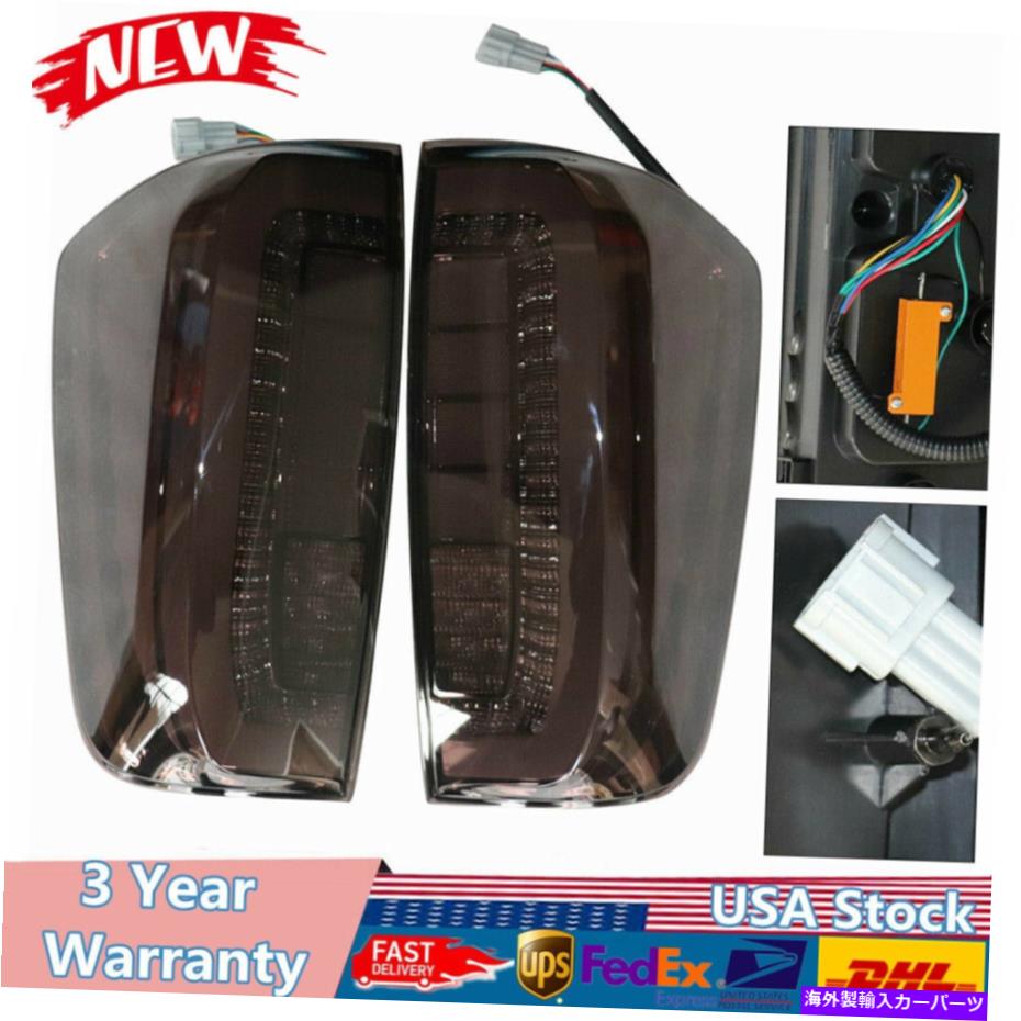 USテールライト 2015-2019日産ナバラNP300 D23のためのペアLEDリアテールライトランプブレーキパーク Pair LED Rear Tail Light Lamp Brake Park For 2015-2019 Nissan Navara NP300 D23【並行輸入品】