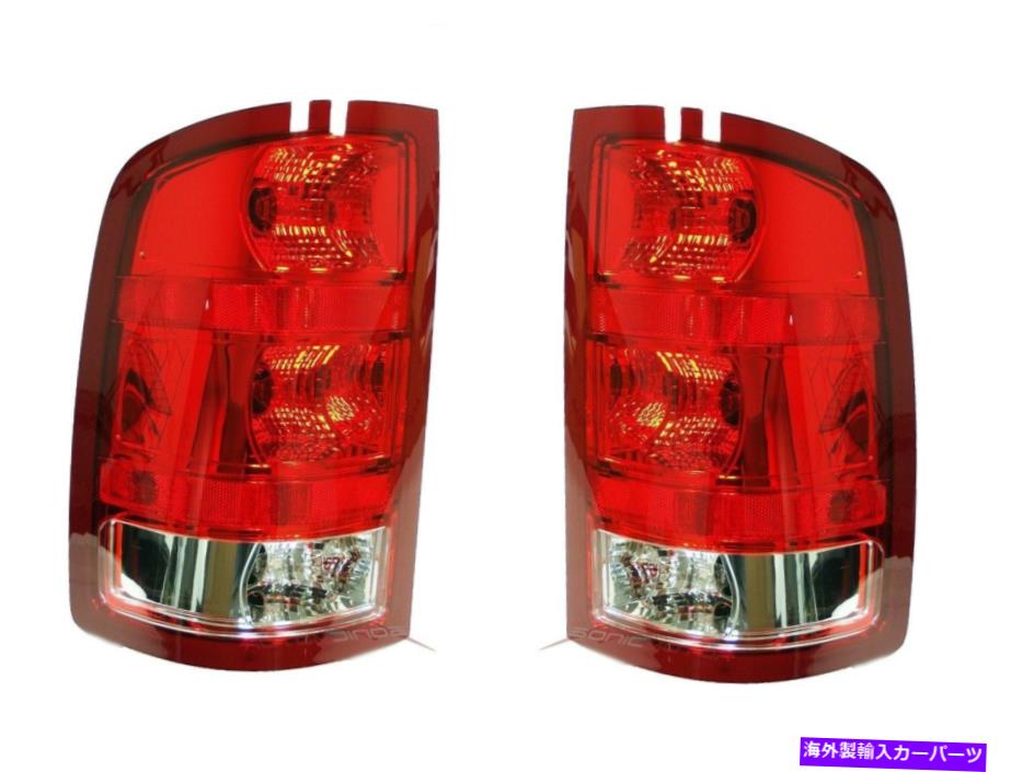 USテールライト 2007-2009＆2012 GMC Sierra 1500テールライトドライバー＆旅客サイドLH + RH For 2007-2009 & 2012 GMC Sierra 1500 Tail Lights Driver & Passenger Side LH+RH【並行輸入品】