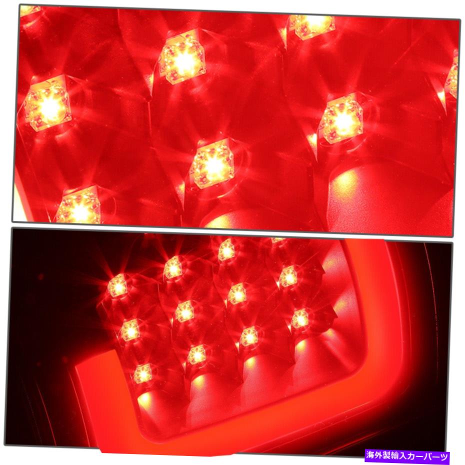 USテールライト 03-07 Silverado / Sierraブラックスモークレンズハウジング3D LEDブレーキテールライト FOR 03-07 SILVERADO/SIERRA BLACK SMOKED LENS HOUSING 3D LED BRAKE TAIL LIGHTS【並行輸入品】