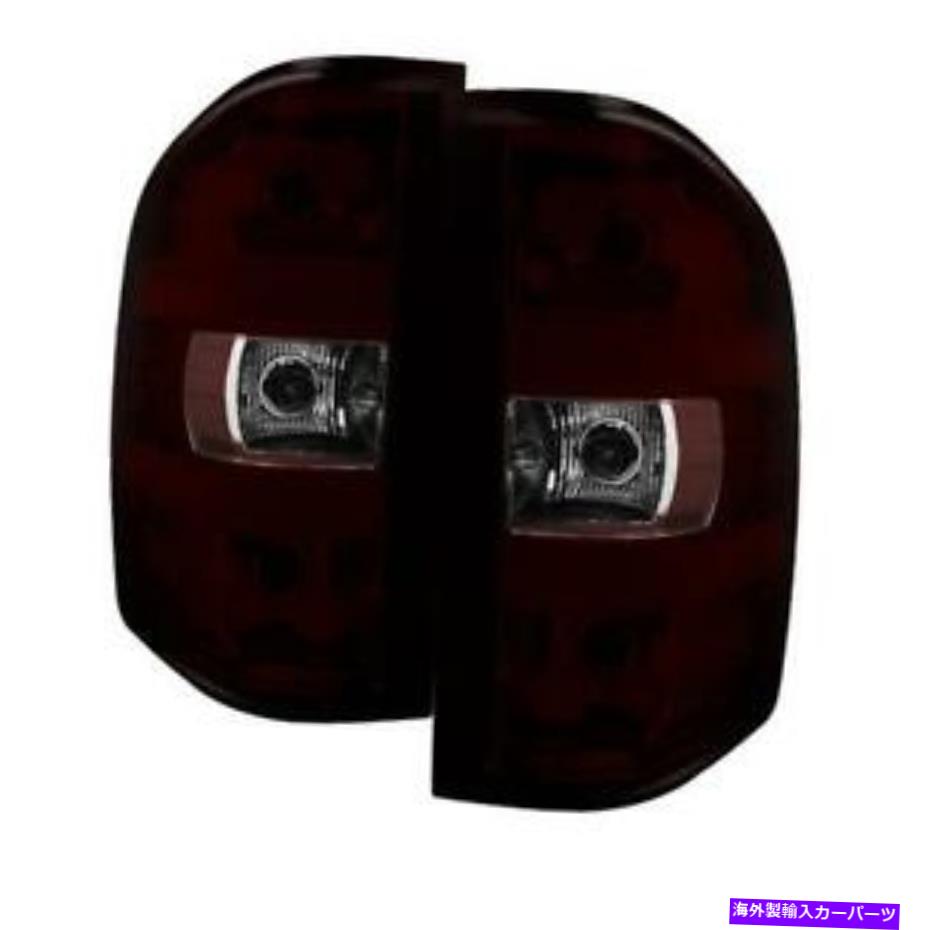 USテールライト xTune 9033100テールライトアセンブリ濃い赤レンズブラックハウジングセット2のセット Xtune 9033100 Tail Light Assembly Dark Red Lens Black Housing Set Of 2【並行輸入品】