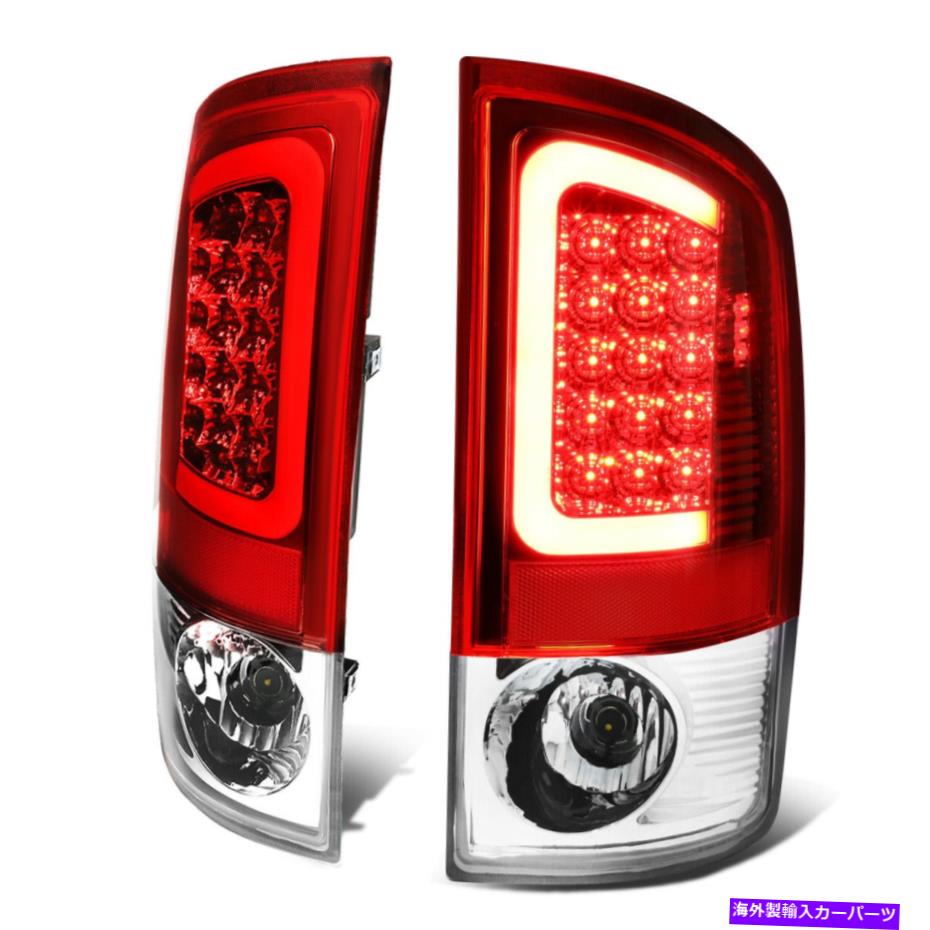 USテールライト （赤3D LED C字型バー）07-09ドッジRAMの赤いレンズテールブレーキライトランプ (RED 3D LED C-SHAPE BAR) Red Lens Tail Brake Light Lamps for 07-09 Dodge Ram【並行輸入品】