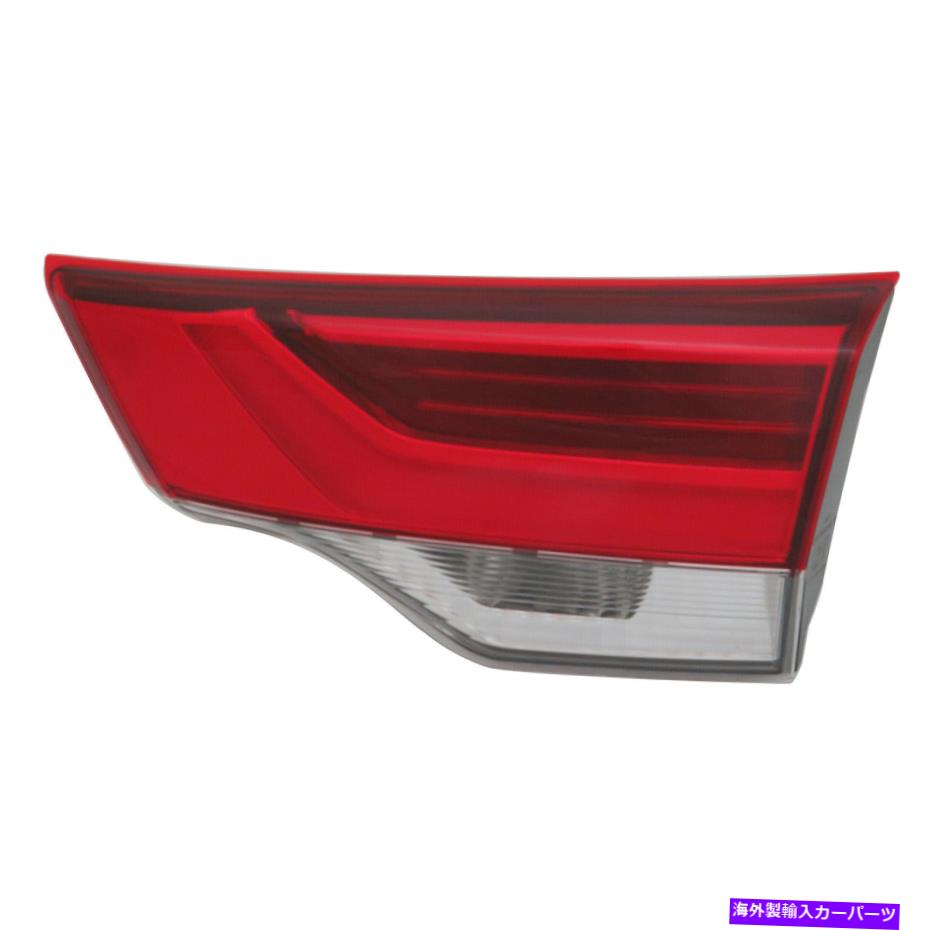 USテールライト 2017年から2018年のトヨタハイランダーのための助手席側の内側LEDのTaillight Passenger Side Inner LED Taillight For 2017-2018 Toyota Highlander【並行輸入品】