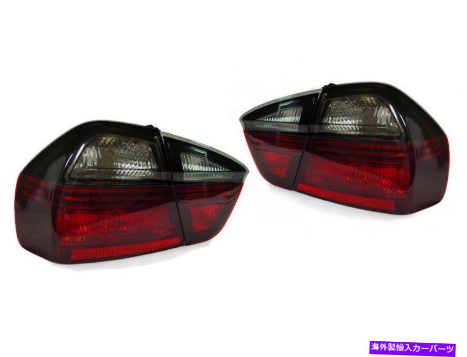 USテールライト 06-08 BMW E90 4DセダンのためのREPO EUROブラックラインの交換の煙リアテールライト DEPO Euro Blackline Replacement Smoke Rear Tail Light For 06-08 BMW E90 4D Sedan【並行輸入品】