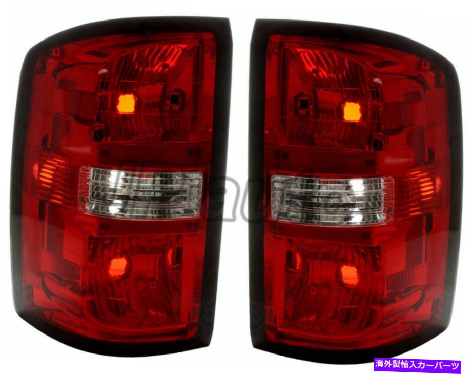 USテールライト GMC Sierra 2014-2016 ChromeハウジングペアセットTaillamp Tail Light For GMC Sierra 2014-2016 Chrome Housing Pair Set Taillamp【並行輸入品】