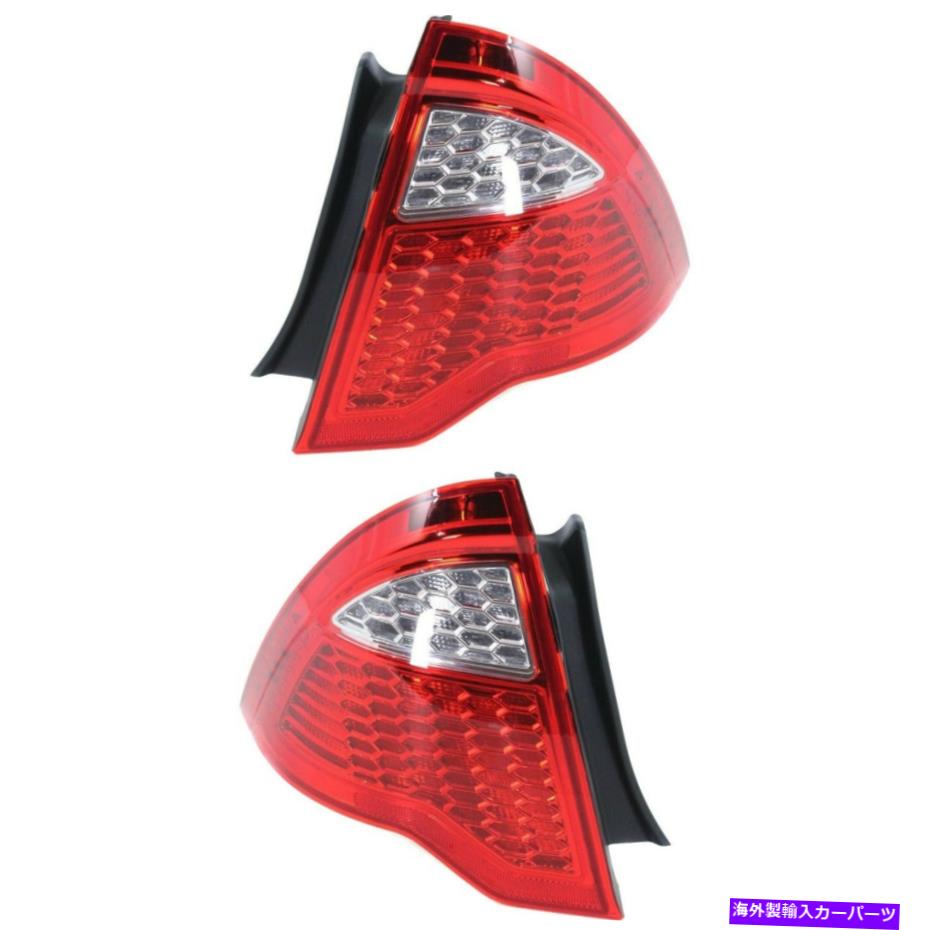 USテールライト 2010-2012フォードフュージョンクリア＆レンズ2ピースのハロゲンテールライトセット Halogen Tail Light Set For 2010-2012 Ford Fusion Clear & Red Lens 2Pcs【並行輸入品】 45,947円