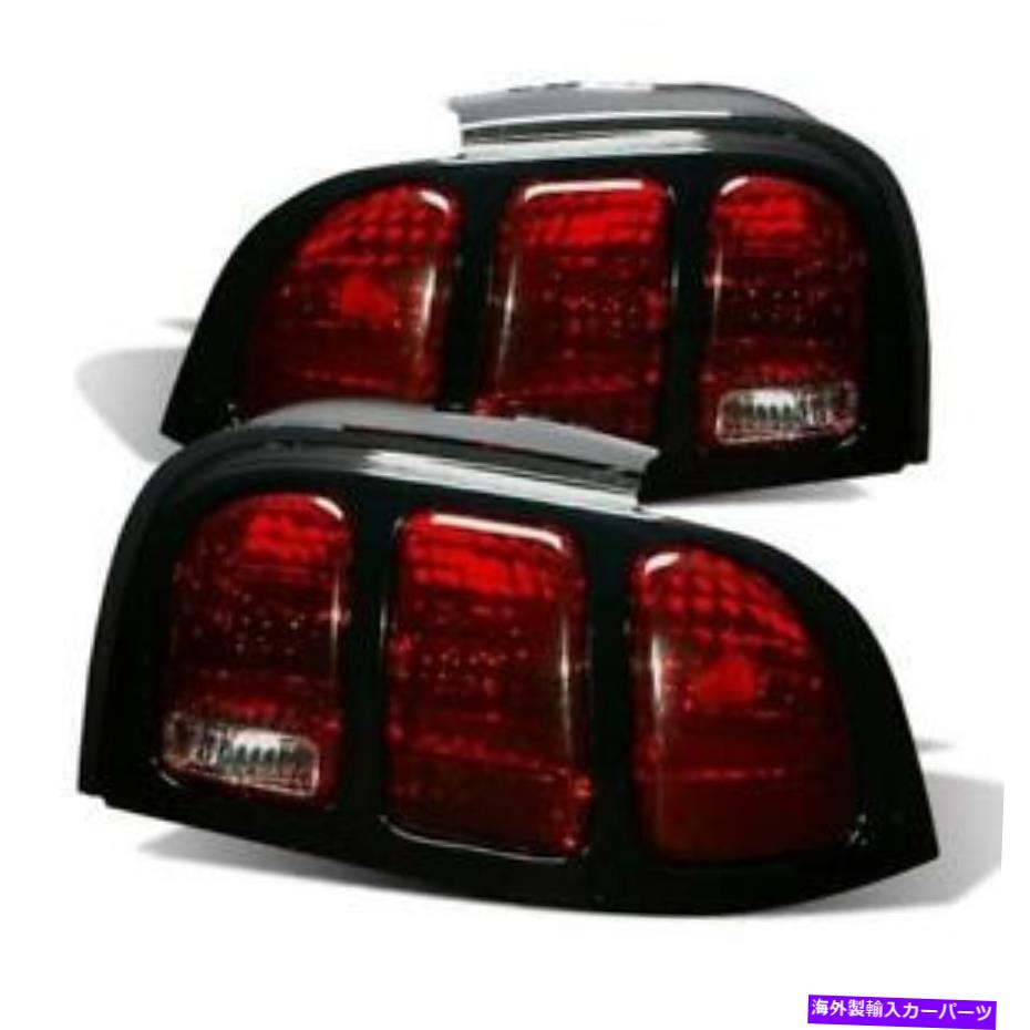 USテールライト CGフォードマスタング94-98テールライトダークレッド CG Ford Mustang 94-98 Tail Light Dark Red【並行輸入品】