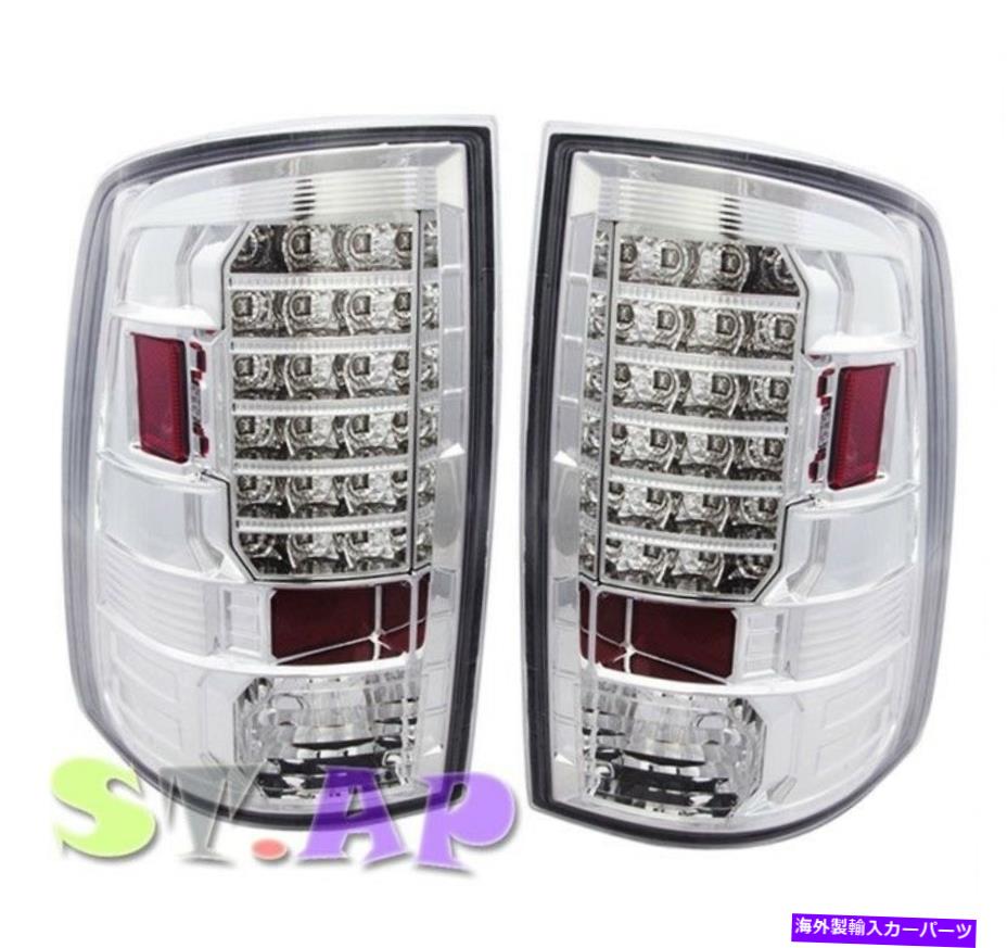 USテールライト 2009-2015 Dodge RAM 1500 2500 3500 LEDテールライトシグナルランプ2 PCクリアクロム 2009-2015 Dodge Ram 1500 2500 3500 Led Tail Light Signal Lamp 2Pc Clear Chrome【並行輸入品】