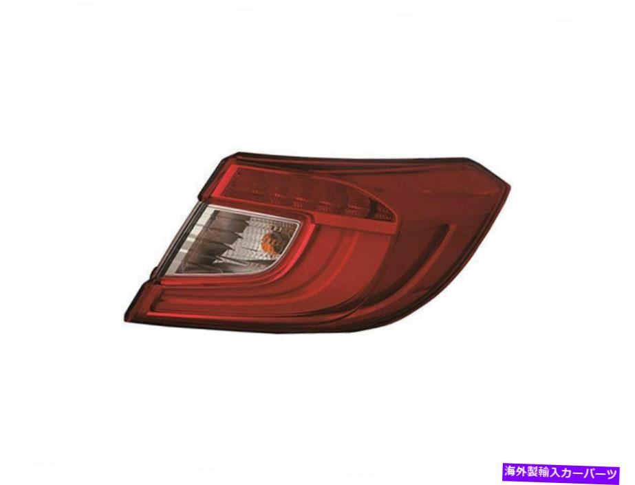 USテールライト 2018-2019ホンダアコードテールライトアセンブリ - 助手席側19156KQ For 2018-2019 Honda Accord Tail Light Assembly Right - Passenger Side 19156KQ【並行輸入品】