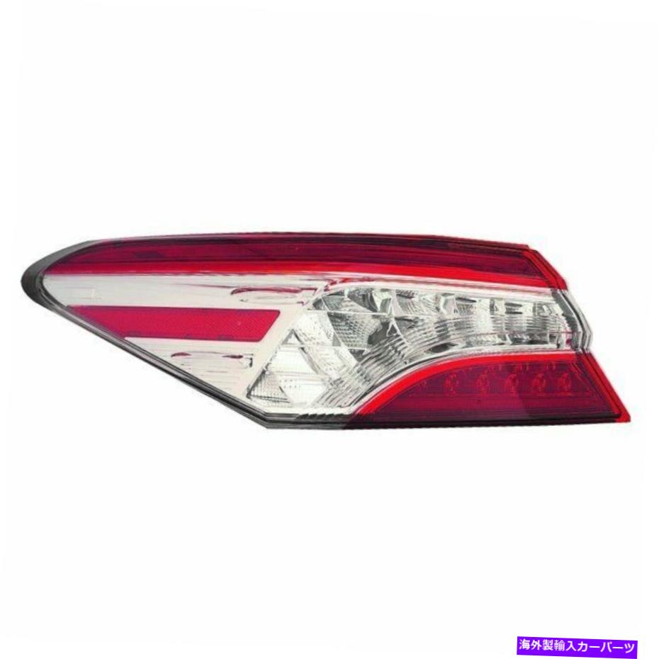 USテールライト 2018-2020トヨタカムリXLEのための外側の淡いCapaの左の運転手 Outer Tail Light High Quality CAPA Left Driver For 2018-2020 Toyota Camry XLE【並行輸入品】