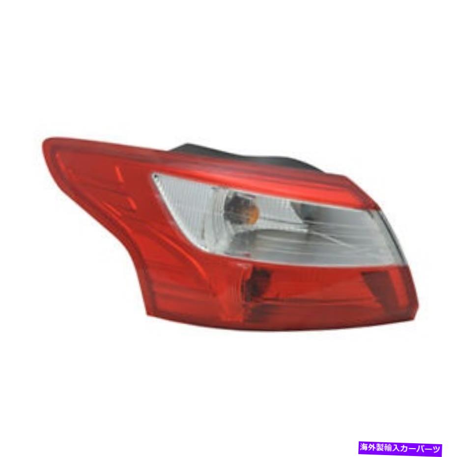 USテールライト セダンNSFのための12-14フォーカス左の運転者側の尾光 Fits 12-14 Ford Focus Left Driver Side Outer Tail Light For Sedan NSF【並行輸入品】