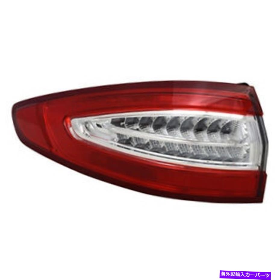 USテールライト フィット13-16フォードフュージョンS / S / SE左ドライバーサイド外側テールライトNSF認証 Fits 13-16 Ford Fusion S/SE Left Driver Side Outer Tail Light NSF Certified【並行輸入品】