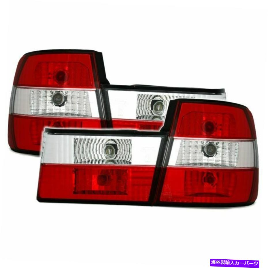 USテールライト BMW 5 E34リムジンのテールライト - 赤と白 Tail lights for BMW 5 E34 Limo - red and white【並行輸入品】