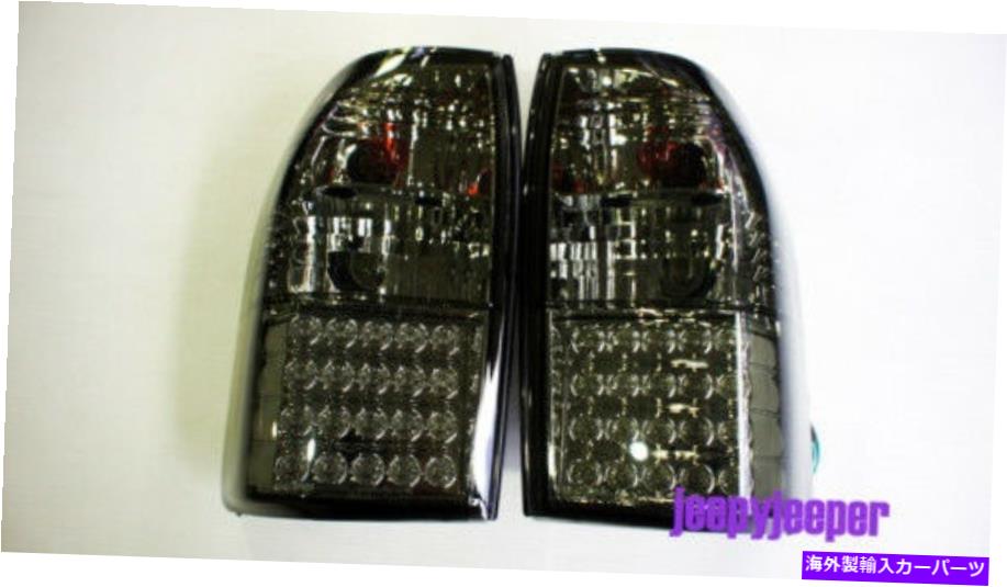 USテールライト 三菱STRADA L200スモークのための純正デポledテールライトリアランプ95-04 GENUINE DEPO LED TAIL LIGHT REAR LAMP FOR MITSUBISHI STRADA L200 SMOKE 95-04【並行輸入品】