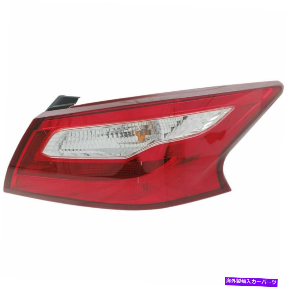 USテールライト 旅客サイドの外側のテールライトアセンブリは日産Altima 265509HS0A NI2805106に収まります Passenger Side Outer Tail Light Assembly Fits Nissan Altima 265509HS0A NI2805106【並行輸入品】