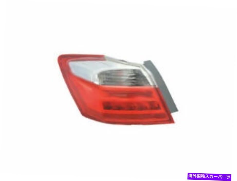 USテールライト 左 - 運転席側テールライトアセンブリ7XQN33 2014年2013年2015年2015年 Left - Driver Side Tail Light Assembly 7XQN33 for Honda Accord 2014 2013 2015【並行輸入品】