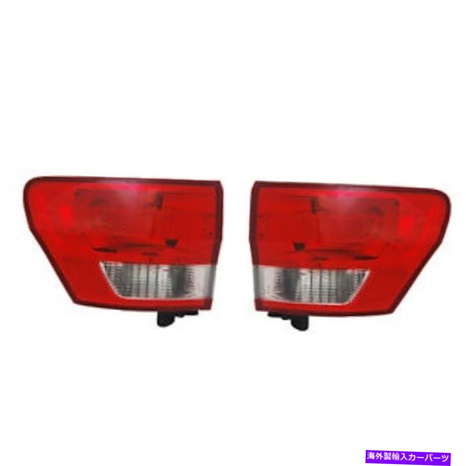 USテールライト 新しい外側のテールライトペアはジープグランドチェロキー2011-13 55079421Ag 55079420Ag NEW OUTER TAIL LIGHT PAIR FITS JEEP GRAND CHEROKEE 2011-13 55079421AG 55079420AG【並行輸入品】