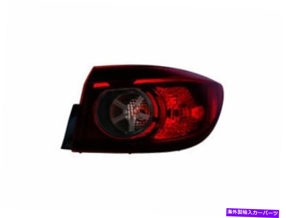 USテールライト 右側 - 助手席側テールライトアセンブリはマツダ3 2014-2018 95RVQFに収まります Right - Passenger Side Tail Light Assembly fits Mazda 3 2014-2018 95RVQF【並行輸入品】