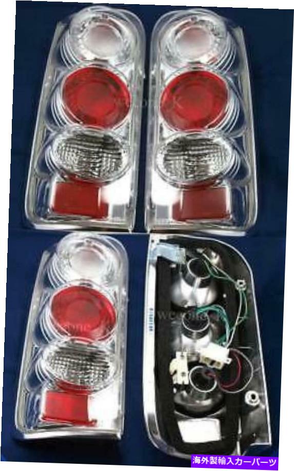 USテールライト クリスタルドーナツテールリアライトランプ用トヨタハイエースLH112 1989 - 2004 CRYSTAL DONUT TAIL REAR LIGHTS LAMP USE FOR TOYOTA HIACE LH112 1989 - 2004【並行輸入品】
