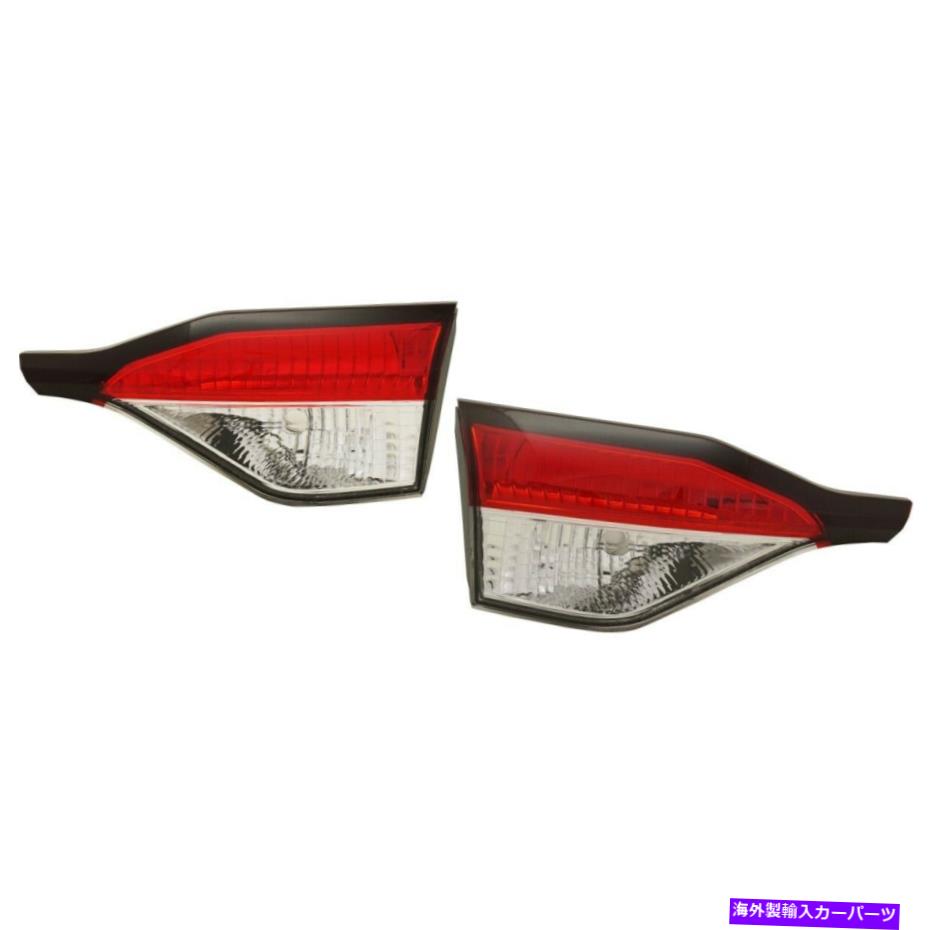 USテールライト トヨタカローラのためのLH＆RH内の2テールライトランプのペアセット Pair Set of 2 Tail Lights Lamps Left-and-Right Inside LH & RH for Toyota Corolla【並行輸入品】