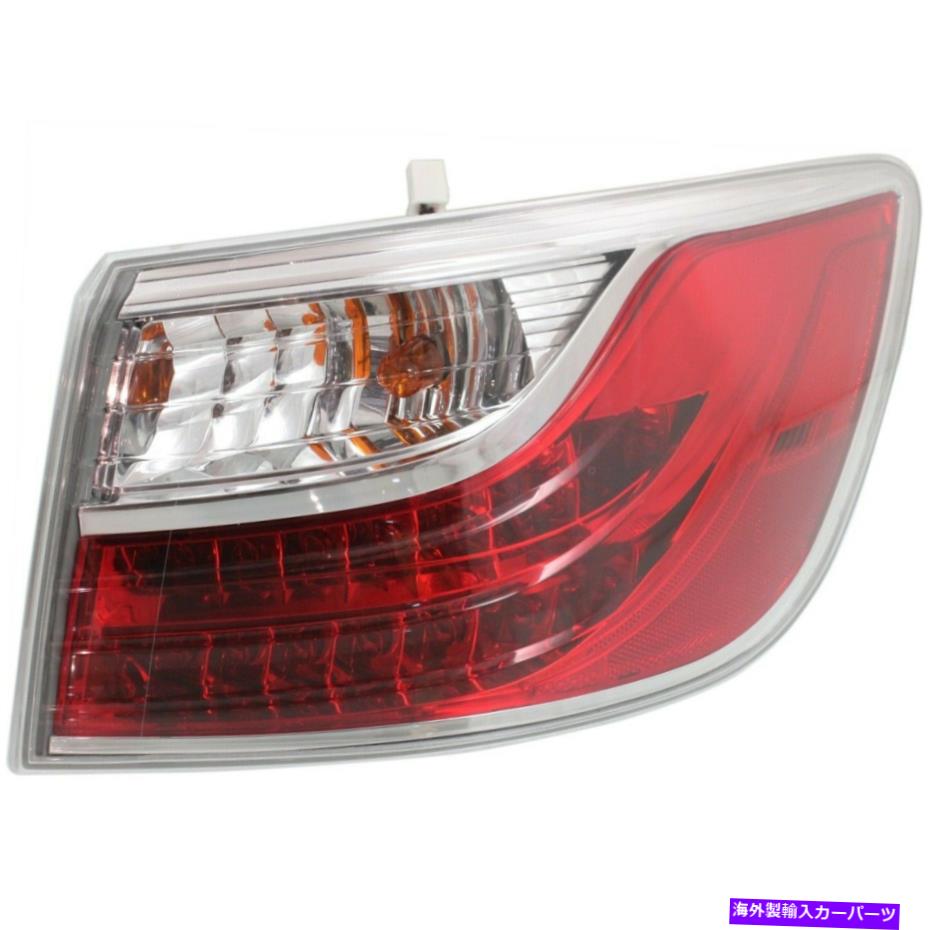 USテールライト 2010-2012マツダCX-9用ハロゲンテールライト右外側クリア/レンズW /電球 Halogen Tail Light For 2010-2012 Mazda CX-9 Right Outer Clear/Red Lens w/ Bulbs【並行輸入品】 47,681円