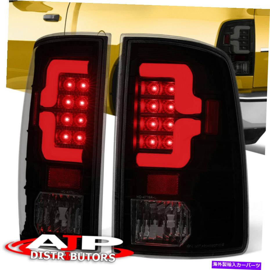 USテールライト 2009-2018 Dodge Ram 1500/2500/3500のためのブラックスモークLEDテールライトブレーキランプ Black Smoked LED Tail Light Brake Lamps For 2009-2018 Dodge Ram 1500/2500/3500【並行輸入品】