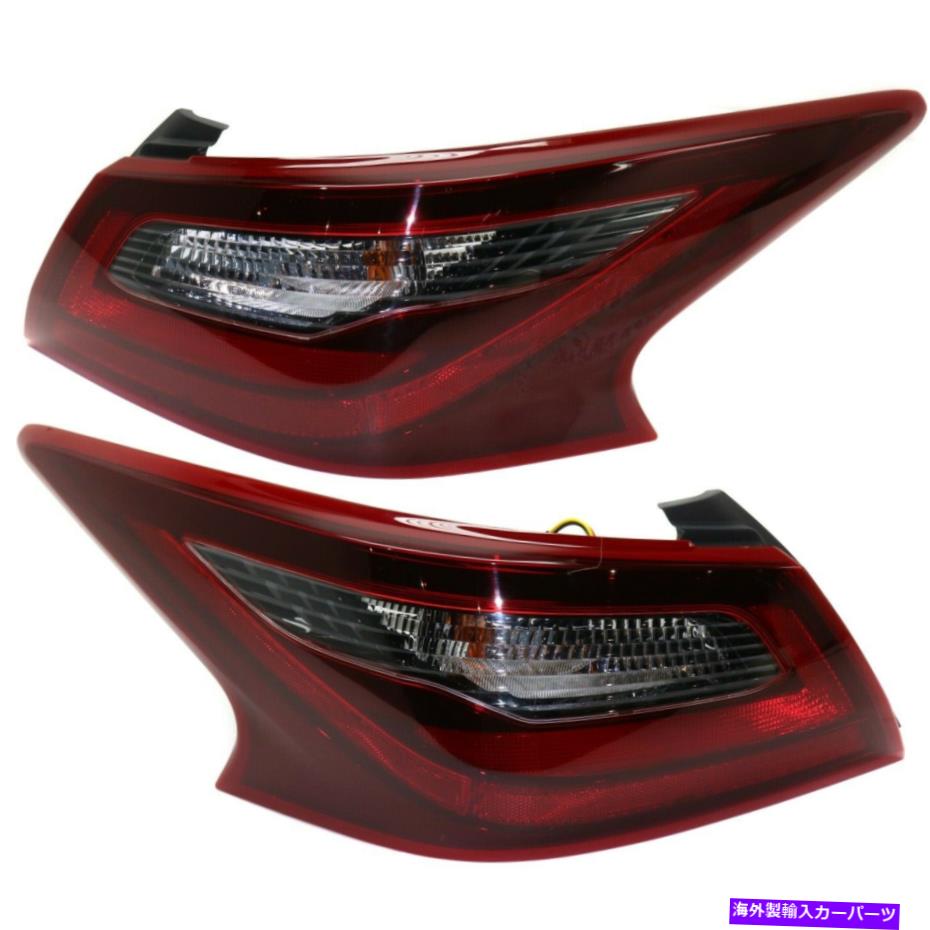 USテールライト 2016-2017日産アルティマのためのテールライトセット電球2pcを持つ左右のハロゲン Tail Light Set For 2016-2017 Nissan Altima Left and Right Halogen With Bulb 2Pc【並行輸入品】|Us Custom Parts Shop USDM